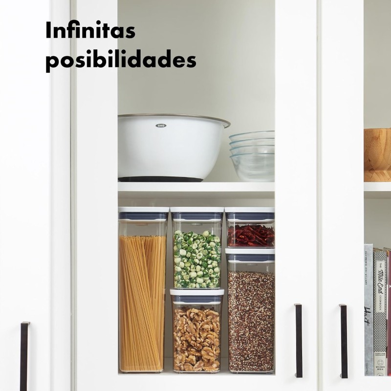 OXO POP rectangular slim 1,1 L | Bote hermético
