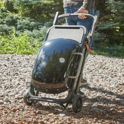 Weber Traveler Stealth Edition | Barbacoa de gas portátil premium en a