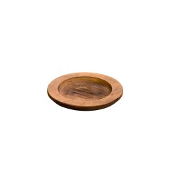 Bajo plato de nogal Lodge 20 cm