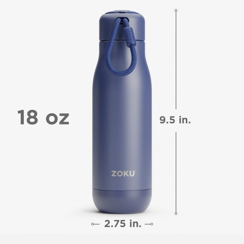 Botella térmica ZOKU (0.5L) navy, foto 3