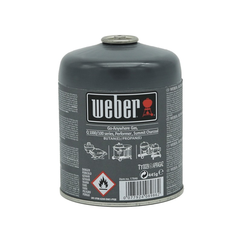 Cartucho de gas Weber 445 g, foto 2