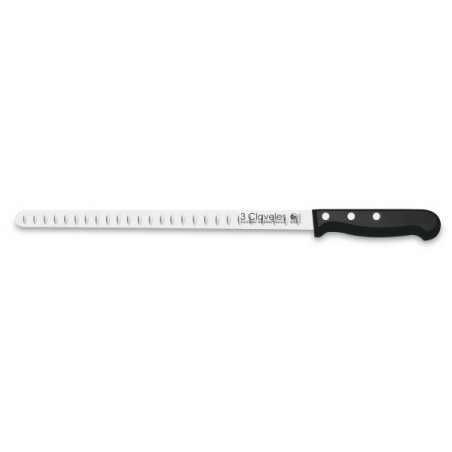 Cuchillo Jamonero Alveolado punta roma POM