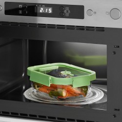 Recipiente hermético vidrio 520 ml cuadrado