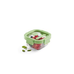 Recipiente hermético vidrio 1100 ml cuadrado