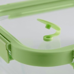 Recipiente hermético vidrio 650 ml redondo